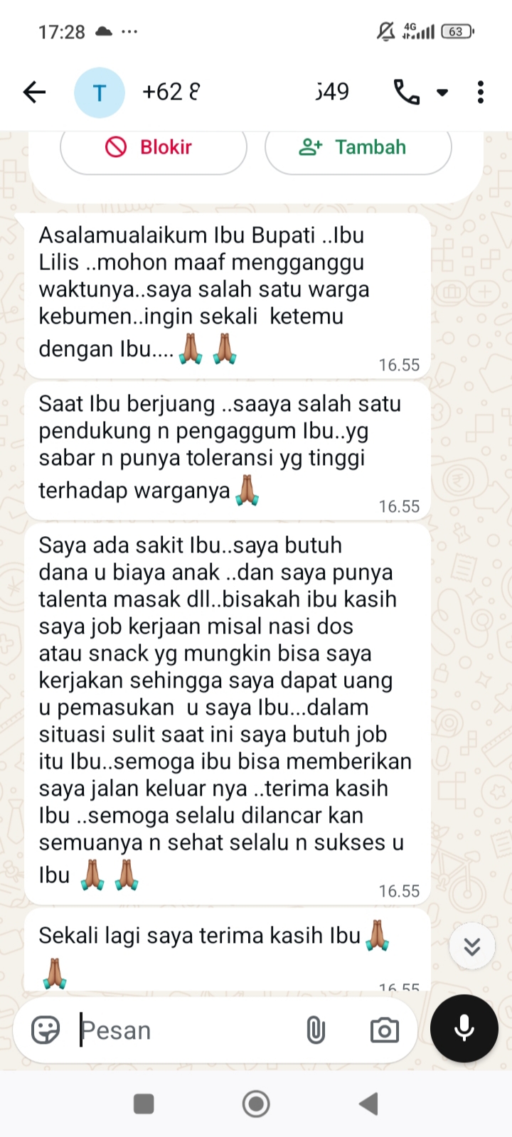 Permohonan bantuan